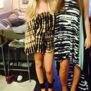 Blue Life off the shoulder romper